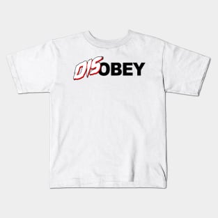 Disobey, white Kids T-Shirt